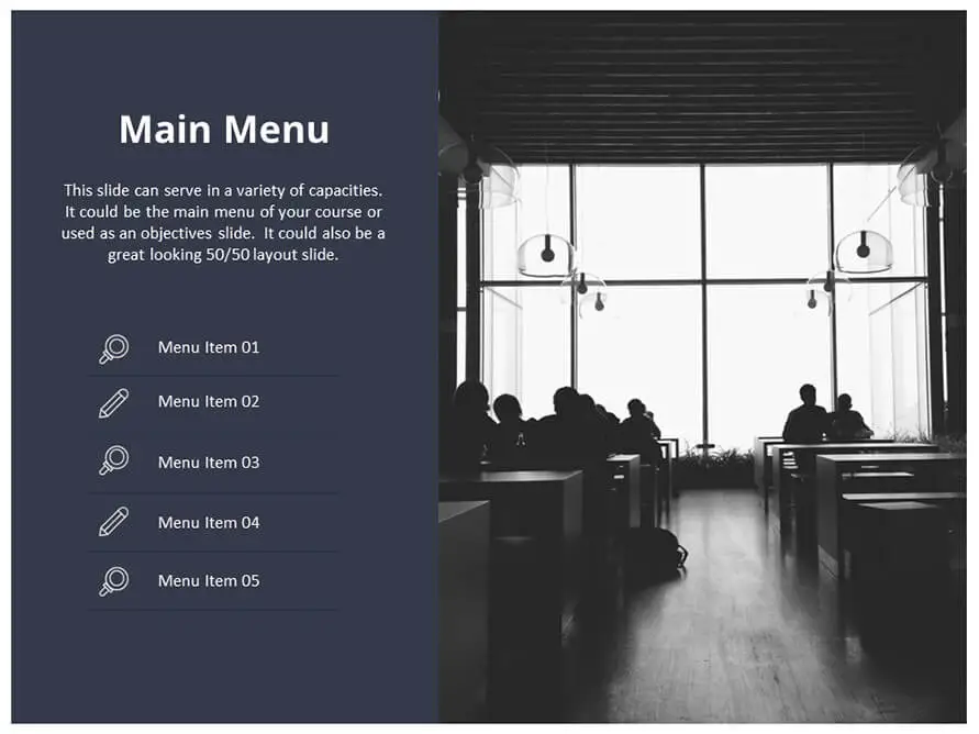 galería de recursos y plantillas de capacitación de la content library 360